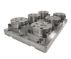 Mandril manual 6 en 1 D100 3M con base CNC