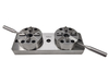  Mandril manual CNC 2 EN 1 D100 con placa base ER-036345